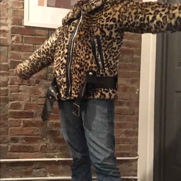 BLANK NYC : leopard jacket / coat - Picture 3 of 6